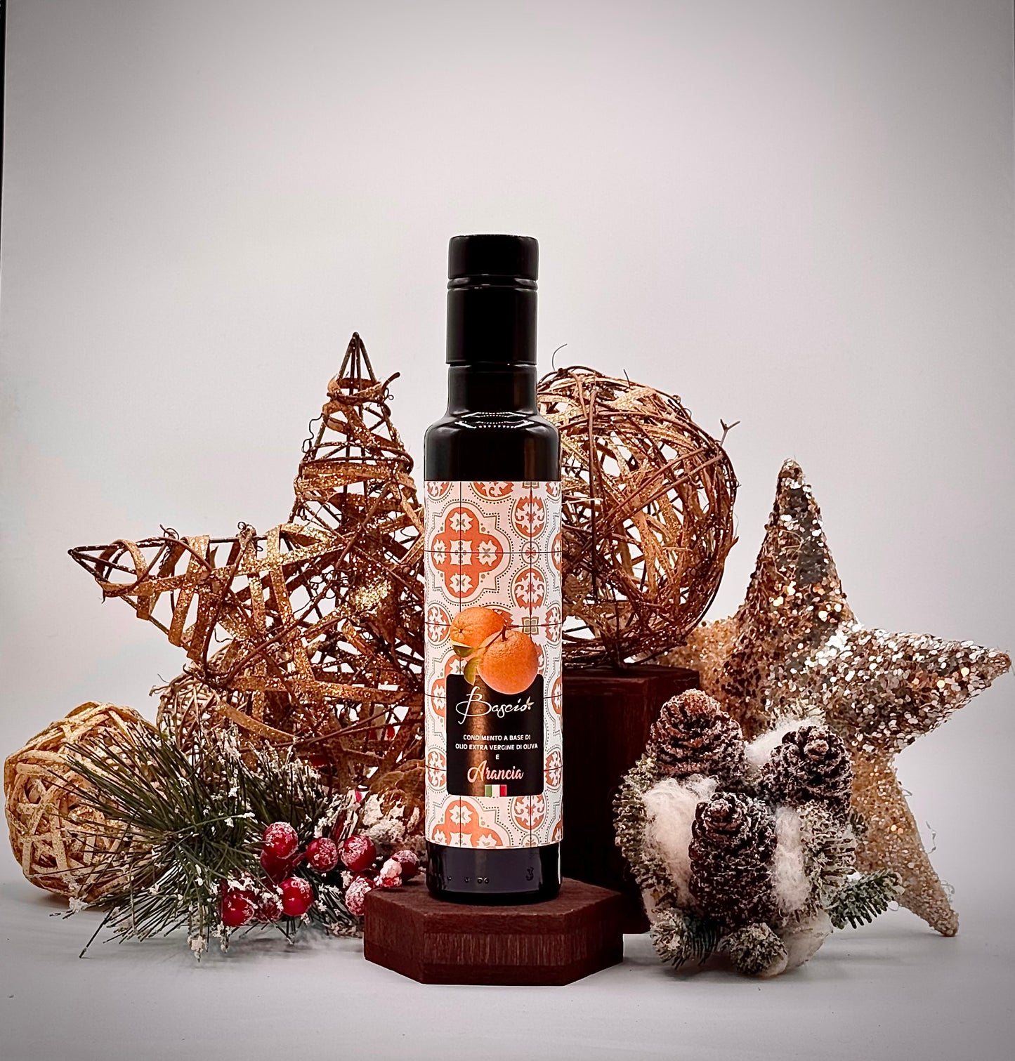 Condimento - Olio Extra Vergine di Oliva ed Arance di Sicilia - Bottiglia 250ml